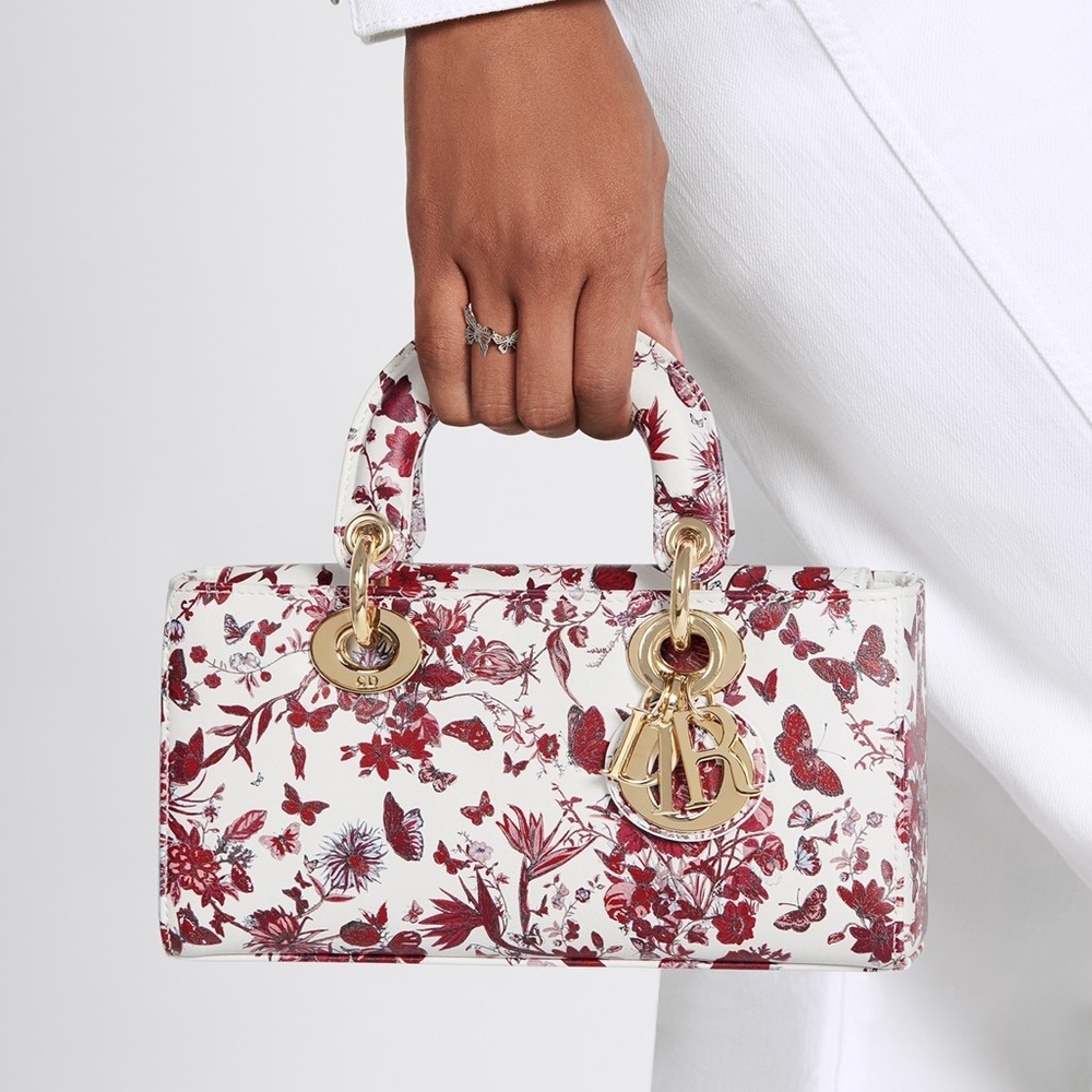 DIOR Lady D-Joy Bag Printed Leather - Picture 2 of 10